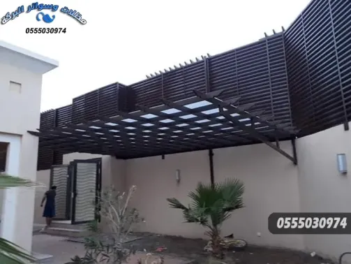 برجولات ومظلات جلسات لكسان بأسعار مخفضه وأشكال وأنواع كثيرة