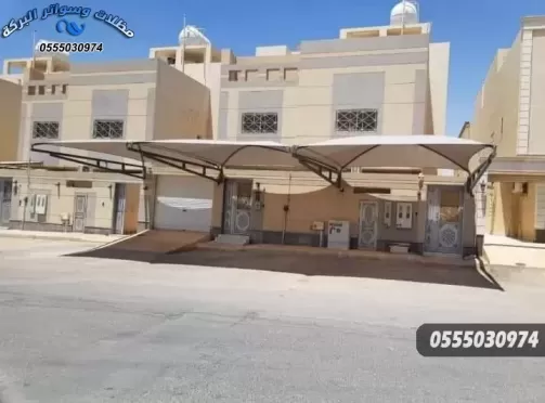 بيوت شعر وهناجر ومظلات وسواتر حي الخزامى