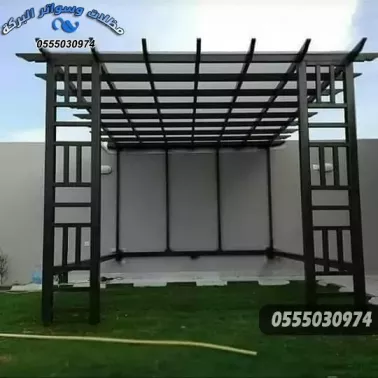 كم اسعار البرجولات برجولات خشبية صور برجولات