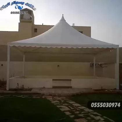 مظلات المروج سواتر وبرجولات المروج بيوت شعر المروج